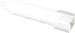 Toggler - 3/8" Diam, 3/8" Drill, 1-7/8" OAL, 1-1/8" Min Embedment Plug Concrete Anchor - Plastic, Flat Head - Exact Tool & Supply
