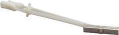 Toggler - 1/4" Screw, 6-1/4" Long, 3/8 to 3-5/8" Thick, Toggle Bolt Drywall & Hollow Wall Anchor - 1/4 - 20" Thread, 1/2" Drill, Uncoated, Stainless Steel, Grade 304, Use in Drywall - Exact Tool & Supply