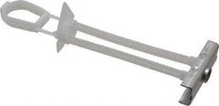 Toggler - 3/8" Screw, 6" Long, 3/8 to 2-1/2" Thick, Toggle Bolt Drywall & Hollow Wall Anchor - 3/8 - 16" Thread, 3/4" Drill, Uncoated, Stainless Steel, Grade 304, Use in Drywall - Exact Tool & Supply