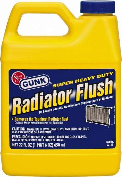 Gunk - Radiator Flush - 22 oz Jug with Handle - Exact Tool & Supply