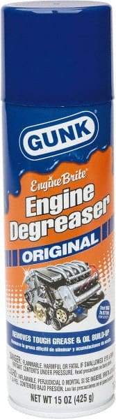 Gunk - Engine Cleaner/Degreaser - 15 oz Aerosol Can - Exact Tool & Supply