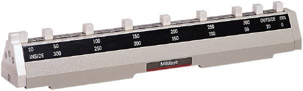Mitutoyo - 0 to 300mm Caliper Checker - Horizontal and Vertical, Accurate to 0.005mm - Exact Tool & Supply