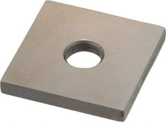 Mitutoyo - 0.123" Square Steel Gage Block - Accuracy Grade 0, Includes Certificate of Inspection - Exact Tool & Supply