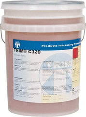 Master Fluid Solutions - Trim C320, 5 Gal Pail Cutting & Grinding Fluid - Synthetic, For Drilling, Form-Grinding, Reaming, Tapping - Exact Tool & Supply