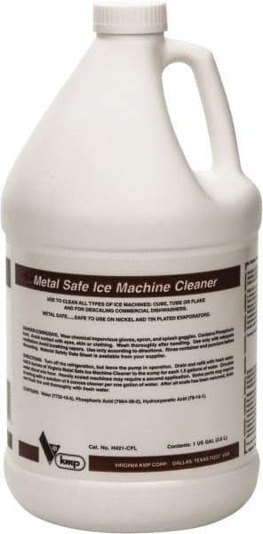 Parker - 1 Gal Ice Machine Cleaner - For Ice Machines: Cube, Tube, Flake & Commercial Dishwasher - Exact Tool & Supply