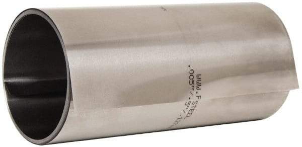 Made in USA - 15 Ft. Long x 6 Inch Wide x 0.005 Inch Thick, Roll Shim Stock - Steel - Exact Tool & Supply