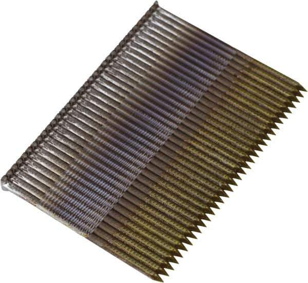 Stanley Bostitch - 13 Gauge 0.097" Shank Diam 5/8" Long Concrete Nails for Power Nailers - Steel, Bright Finish, Smooth Shank, Straight Stick Paper Tape Collation, Diamond Point - Exact Tool & Supply
