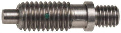 Gibraltar - 1/2-13, 7/8" Thread Length, 1/4" Max Plunger Diam, 1.25 Lb Init to 5 Lb Final End Force, Locking Knob Handle Plunger - Knobless Threaded Stud, 1-1/8" Length Under Head/Shoulder, 1/4" Plunger Projection - Exact Tool & Supply