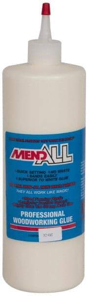 MendAll - 32 oz Bottle Yellow Wood Glue - Exact Tool & Supply