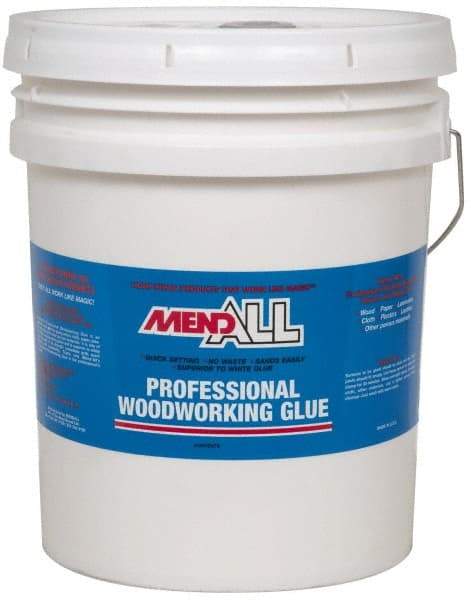 MendAll - 5 Gal Pail Yellow Wood Glue - Exact Tool & Supply