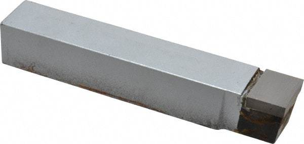 Accupro - 1 x 1" Shank, Square Nose Single Point Tool Bit - C-16, Grade Micrograin - Exact Tool & Supply