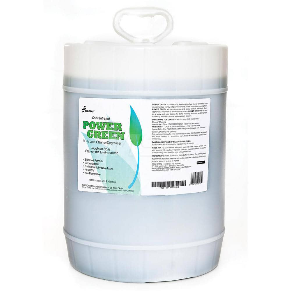 Ability One - All-Purpose Cleaners & Degreasers; Type: Cleaner/Degreaser ; Container Type: Drum ; Container Size: 55 Gal. ; Scent: Unscented ; Form: Liquid Concentrate - Exact Tool & Supply