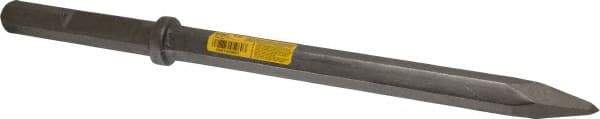DeWALT - 20" OAL, 1-1/8" Shank Diam, Point Chisel - Hex Drive, Hex Shank, Steel - Exact Tool & Supply