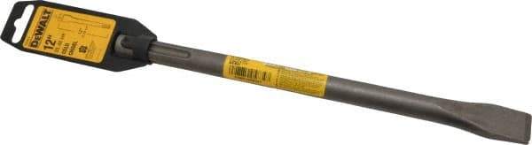 DeWALT - 1" Head Width, 12" OAL, 3/4" Shank Diam, Cold Chisel - SDS Max Drive, SDS Max Shank, Steel - Exact Tool & Supply