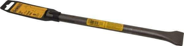DeWALT - 2" Head Width, 12" OAL, 3/4" Shank Diam, Scaling Chisel - SDS Max Drive, SDS Max Shank, Steel - Exact Tool & Supply