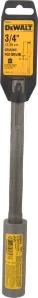 DeWALT - 3/4" Head Width, 3/4" OAL, 1-1/8" Shank Diam, Rod Driver Chisel - SDS Max Drive, SDS Max Shank, Steel - Exact Tool & Supply