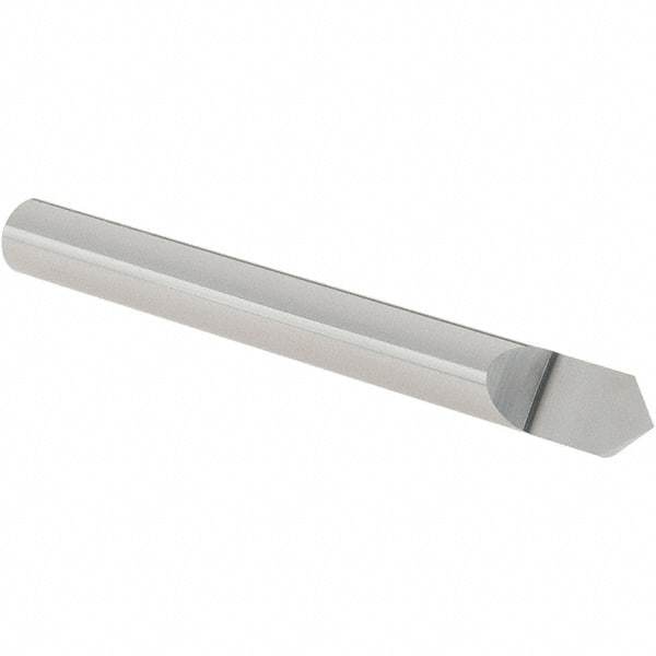 Value Collection - 1/4" Shank Diam, 1.969" OAL, 1/4" Cut Diam, Engraving Cutter - 1/8" LOC, Uncoated - Exact Tool & Supply