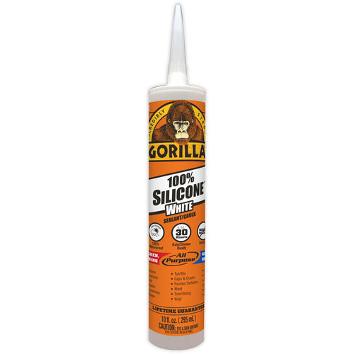 8060002 Wht Sil Slnt 10 oz - Exact Tool & Supply