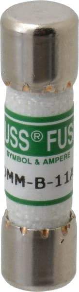 Cooper Bussmann - 1,000 VAC/VDC, 11 Amp, Fast-Acting General Purpose Fuse - 38.1mm OAL, 10mm Diam - Exact Tool & Supply