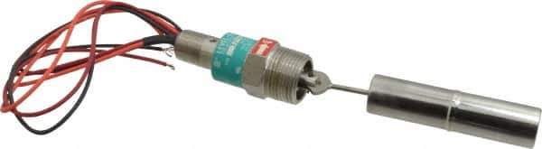 Gems Sensors - 1" Thread, 500 Max psi, 300°F Max, Liquid Level Side Mounted Float Switches - 0.85 Float SG, Stainless Steel Stem, Side Mounting Switch for Broad Range of Chemicals, N.O./N.C. Switch Logic - Exact Tool & Supply