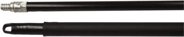 Weiler - 60 x 15/16" Metal Squeegee Handle - Threaded Connection, Black - Exact Tool & Supply