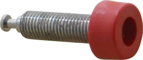 Pomona - Red Electrical Test Equipment Jack - Use with 0.63" Panels - Exact Tool & Supply