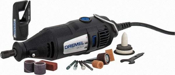 Dremel - 120 Volt, Electric Rotary Tool Kit - 15,000 to 35,000 RPM, 1.15 Amps - Exact Tool & Supply
