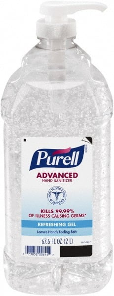PURELL - 2,000 mL Pump Bottle Gel Hand Sanitizer - Exact Tool & Supply