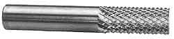 Accupro - 5/16" Diam, 1" LOC, Plain End, Solid Carbide Diamond Pattern Router Bit - Right Hand Cut, 2-1/2" OAL, 5/16" Shank Diam, Use on Fiberglass - Exact Tool & Supply