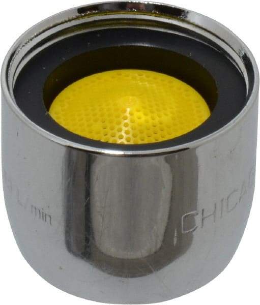 Chicago Faucets - Faucet Replacement 2.2 GPM Aerator - Polished Chrome, Use with Chicago Faucet Gooseneck and Swing Spouts - Exact Tool & Supply