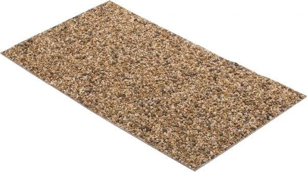 Rubbermaid - River Rock Aggregate Trash Can Panel - For 20 Gal Landmark 3966 & 3967 Containers, Natural Rock, 27-29/32" Long x 15-45/64" Wide x 3/8" High - Exact Tool & Supply