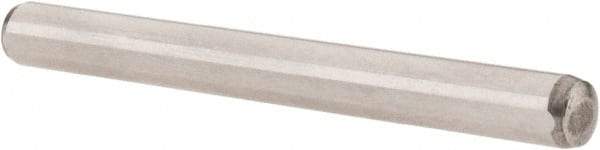 Value Collection - 6mm Diam x 60mm Pin Length Alloy Steel Pull Out Dowel Pin - C 57-63 Hardness, 1 Rounded & 1 Threaded End - Exact Tool & Supply