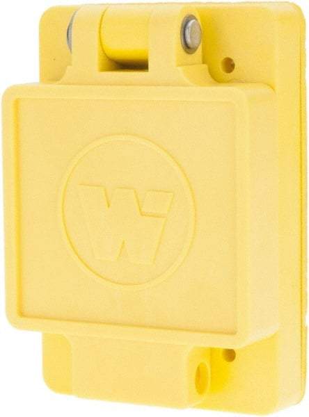 Value Collection - 480 VAC, 30 Amp, L16-30R NEMA, Ungrounded Receptacle - 3 Poles, 4 Wire, Female End, Yellow - Exact Tool & Supply