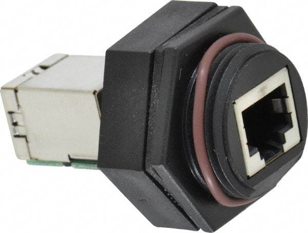 Woodhead Electrical - Ethernet Passthrough - RJ45(F/F) Connector - Exact Tool & Supply