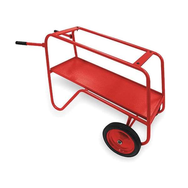 Rothenberger - 1/2" to 2" Pipe Capacity, Thread Machine Cart with Stationary Head - 30" High, 400 Lb Capacity - Exact Tool & Supply