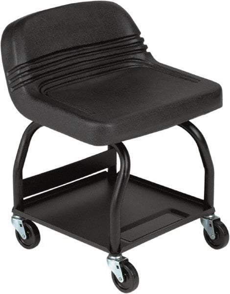 Whiteside - 480 Lb Capacity, 4 Wheel Creeper Seat - Steel, 24" High x 18" Wide - Exact Tool & Supply