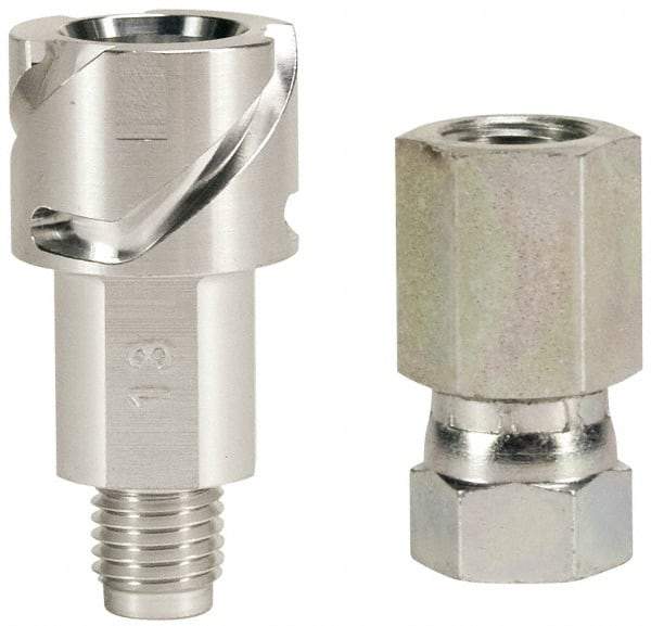 DeVilbiss - Paint Sprayer Siphon Adapter - Suction Kit Adapter 3and8 NPS, Compatible with Spray Guns with 3/8 inch NPS Inlet - Exact Tool & Supply