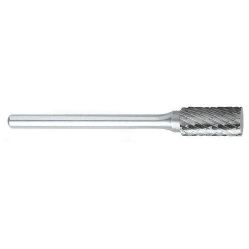 SM-51 -1/4 × 1/2 LOC × 1/8 Shank × 1-1/2 OAL Pointed Cone Carbide Medium Tough Cut Burr - Exact Tool & Supply