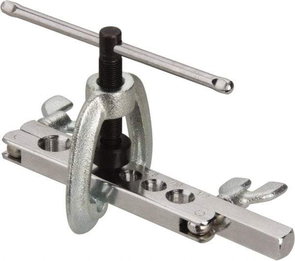 Value Collection - 3/16 to 5/8" Pipe Capacity, Flaring Tool Kit - 7 Pieces, Cuts Copper - Exact Tool & Supply