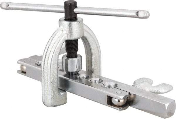 Value Collection - 3/16 to 5/8" Pipe Capacity, Flaring Tool Kit - 7 Pieces, Cuts Copper - Exact Tool & Supply