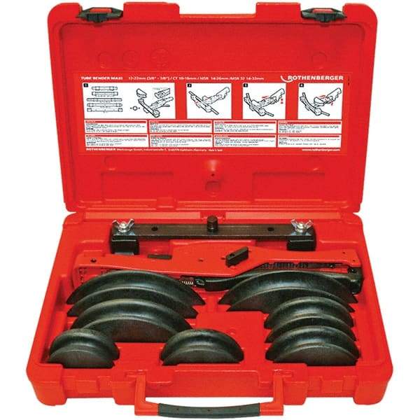 Rothenberger - Benders, Crimpers & Pressers Type: Tubing Bender Maximum Pipe Capacity (Inch): 1/2 - Exact Tool & Supply