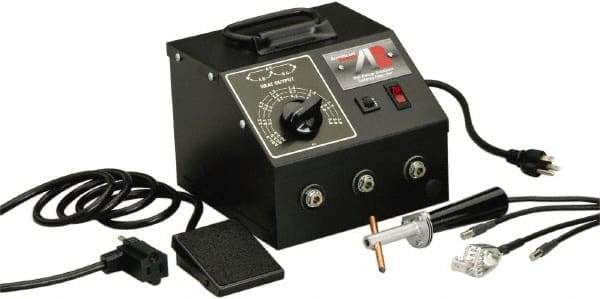 American Beauty - 110/120 Volt, 0 to 1,100 Watt, Resistance Soldering System - Includes Power Unit, Handpiece & Footswitch - Exact Tool & Supply