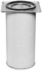 Value Collection - 12-3/4" Diam x 8-3/8" Deep Air Cleaner 14" x 16" Flange Filter - Cellulose - Exact Tool & Supply