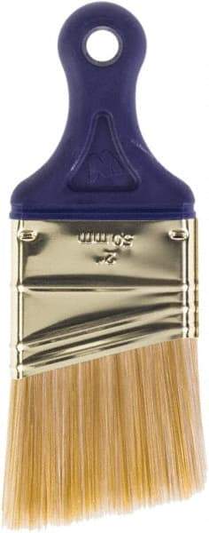Wooster Brush - 2" Angled Nylon/Polyester Sash Brush - 2-3/16" Bristle Length, 2.38" Short Handle - Exact Tool & Supply