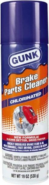 Gunk - Chlorinated Brake Parts Cleaner - 19 oz Aerosol Can - Exact Tool & Supply