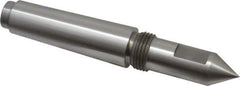 Riten - 3/4" Head Diam, Steel Long Point Solid Dead Center - 3MT Morse Taper, 3/4" Point Diam, 2" Point Length, 2-7/16" OAL - Exact Tool & Supply
