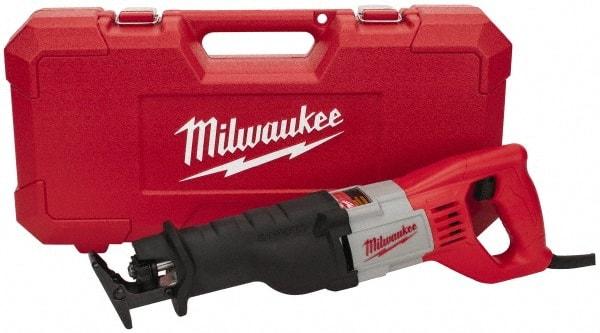 Milwaukee Tool - 3,000 Strokes per Minute, 3/4 Inch Stroke Length, Electric Reciprocating Saw - 120 Volts, 12 Amps - Exact Tool & Supply