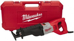 Milwaukee Tool - 3,000 Strokes per Minute, 3/4 Inch Stroke Length, Electric Reciprocating Saw - 120 Volts, 12 Amps - Exact Tool & Supply