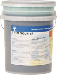 Master Fluid Solutions - Trim SOL sf, 5 Gal Pail Cutting & Grinding Fluid - Water Soluble, For Cutting, Grinding - Exact Tool & Supply