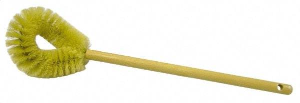 Weiler - 20" OAL Toilet Bowl Brush - Tampico Bristles, Foam Handle, White - Exact Tool & Supply